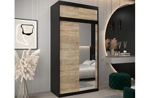 Валмиера-3А new Черный/Дуб Сонома