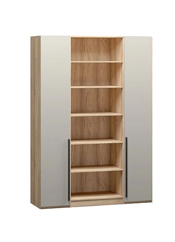 Шкаф распашной Хейсон-7 Кашемир Блэквуд Ячменный - фото 3