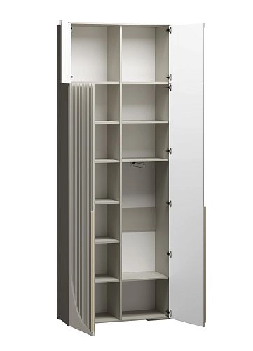 Шкаф распашной Брей-1 с антресолью Кашемир - фото 3