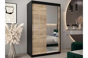 Валмиера-3 new Черный/Дуб Сонома