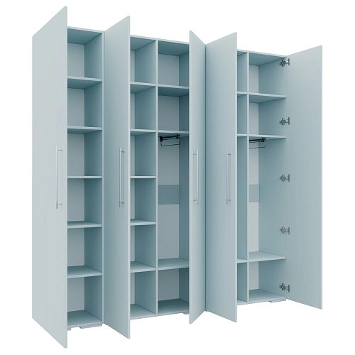 Шкаф распашной Калифорния-Стиль-12 Сумеречный Голубой - фото 2