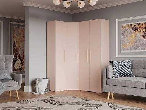 Шкаф угловой Калифорния-Стиль-11 Кашемир - фото 1