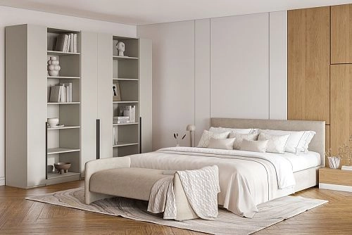 Шкаф распашной Хейсон-3 Кашемир Черный - фото 1