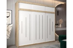 Валмиера-7А new Дуб Сонома/Белый