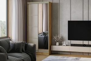 Борнео-2.4 Дуб Золотистый/Слоновая Кость