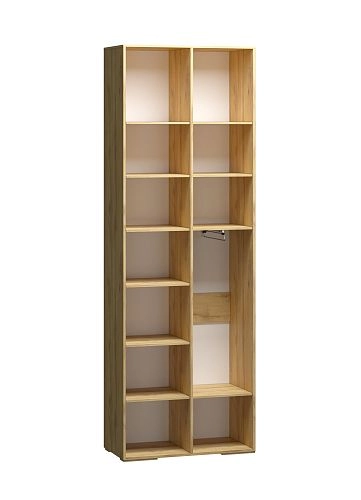 Шкаф распашной Брей-1 с антресолью Кашемир/Дуб Золотистый - фото 4