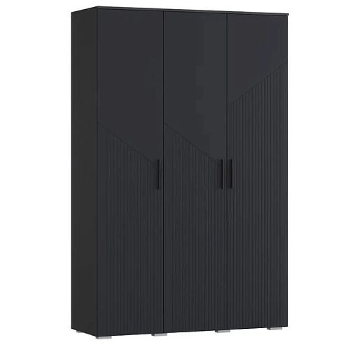 Шкаф распашной Синтра 3 Черный - фото 3