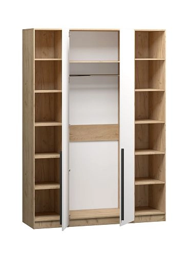 Шкаф распашной Хейсон-24 Белый Дуб Золотистый - фото 4