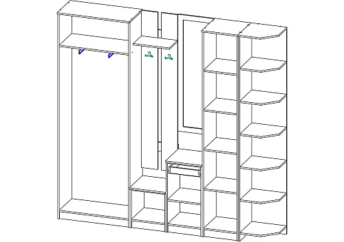Прихожая Шах-6 - фото 2