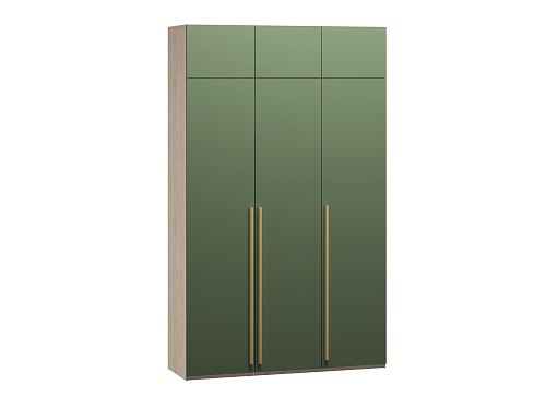 Шкаф распашной с антресолью Микос МДФ-3 Шарли green - фото 2