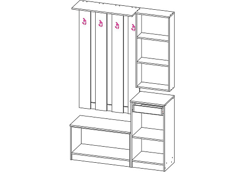 Прихожая Комби-3 - фото 2