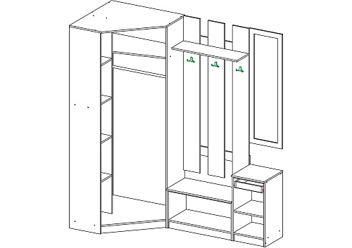 Прихожая Шах-1 - фото 2